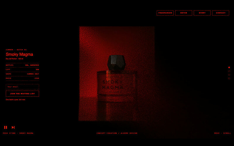 Posh Stink Concept de brand de parfum · Alkeme Design
