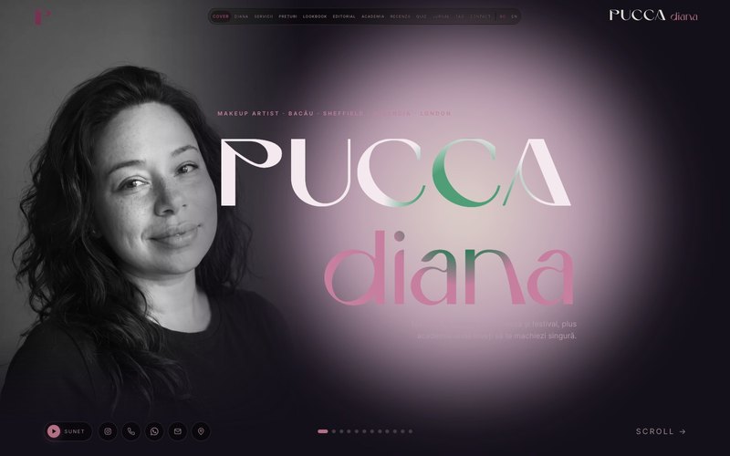 Pucca Diana Artist de machiaj și academie · Alkeme Design
