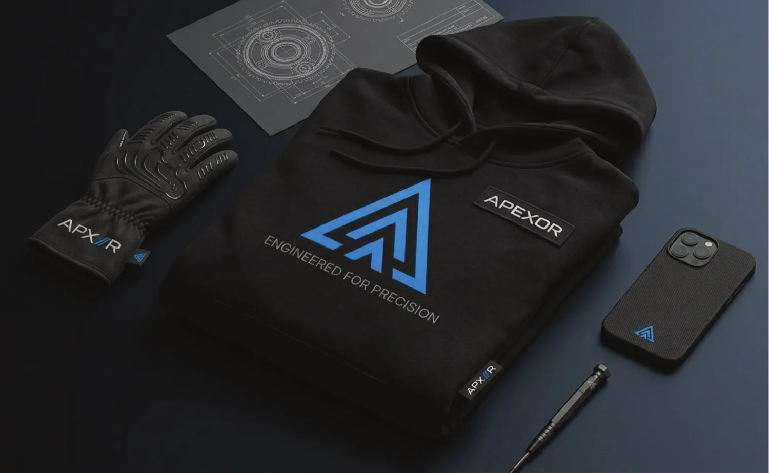 Apexor Ghid de brand · Alkeme Design