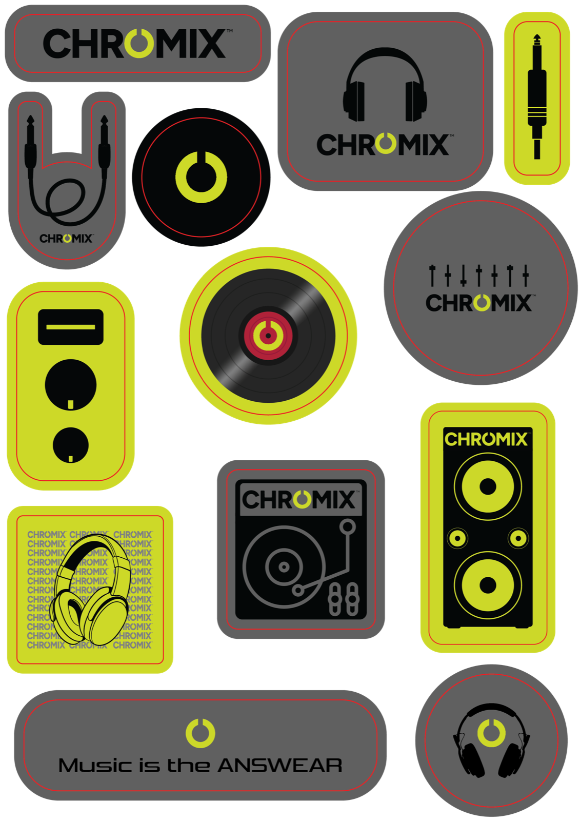 ChromixGear Branding de produs · Alkeme Design