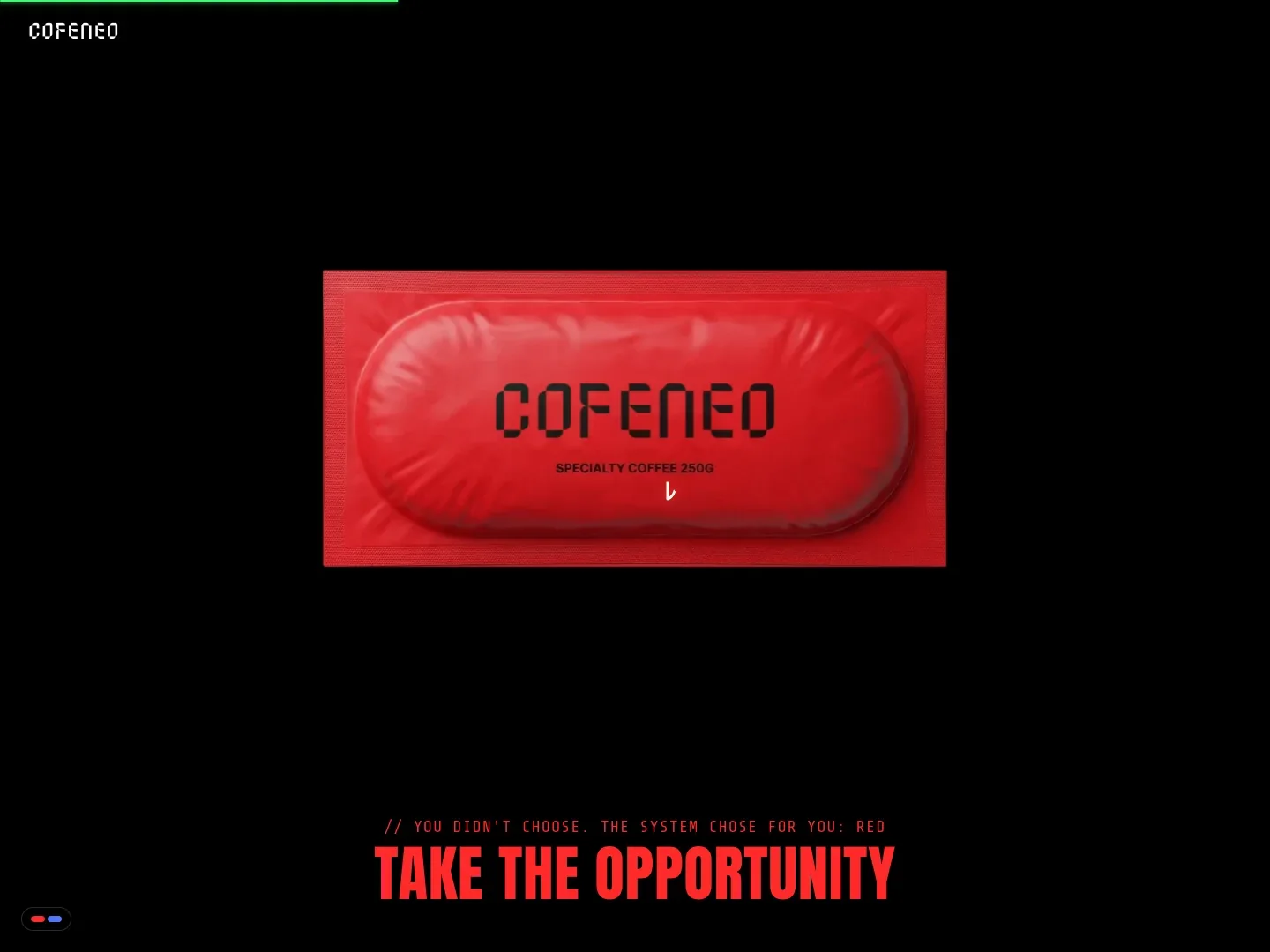 COFENEO Site-ul: o călătorie pe scroll · Alkeme Design