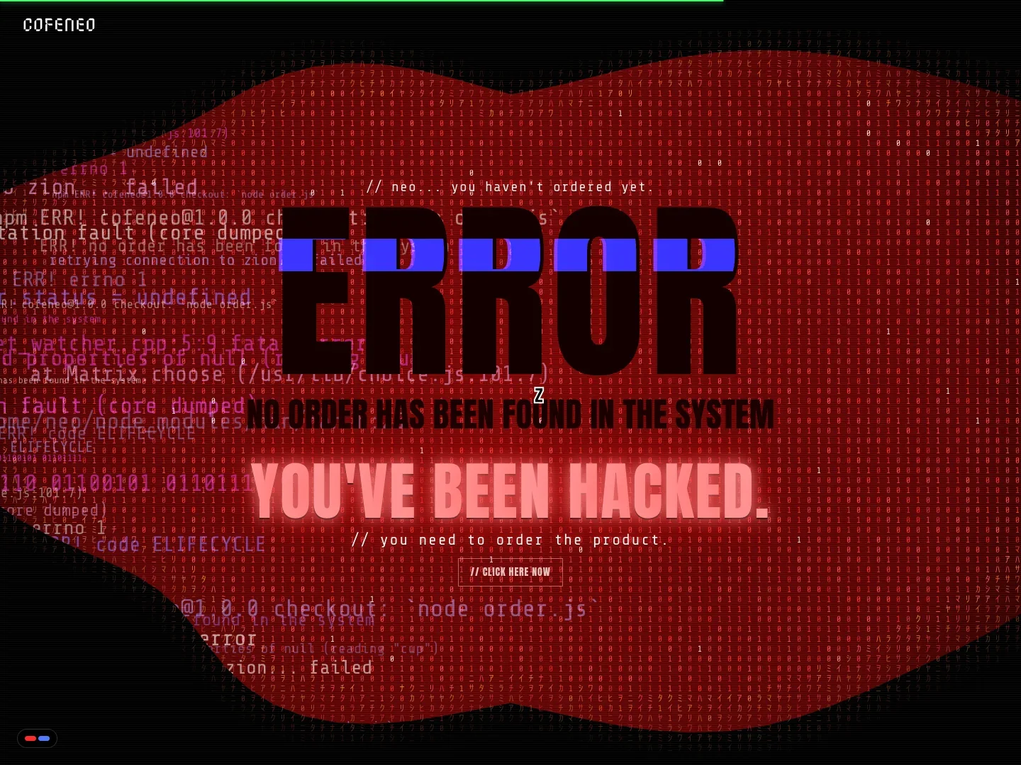 COFENEO Site-ul: o călătorie pe scroll · Alkeme Design