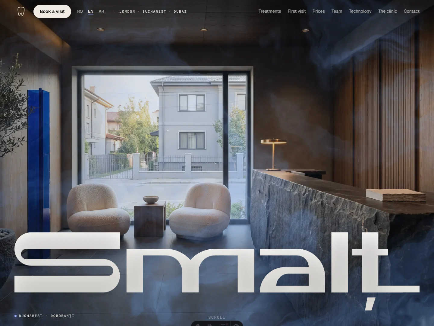 Smalț Site-ul: prima pagină · Alkeme Design