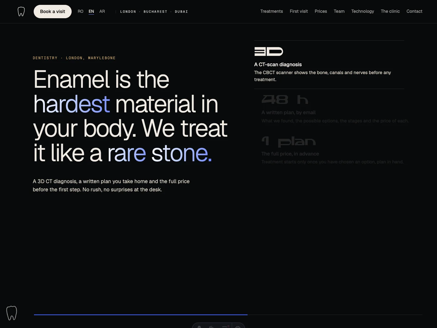 Smalț Site-ul: prima pagină · Alkeme Design